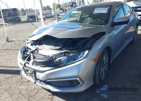 2020 Honda Civic Lx из США, поврежденный, VIN 19XFC2F64LE206300